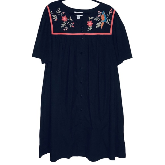 Go Softly Dresses Go Softly Patio Embroidered Dress Wrinkle